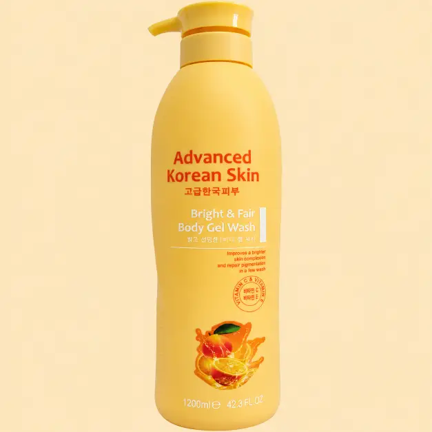 Advanced Korean Skin Bright & Fair Body Gel Wash – 1200ml - Image 3