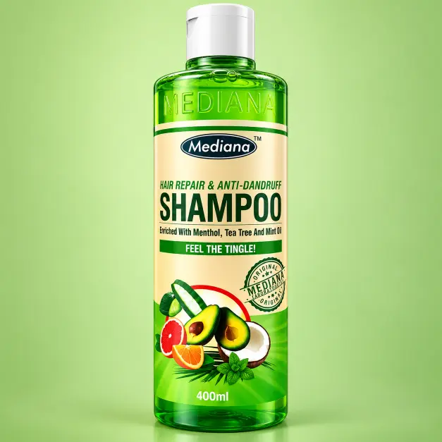 Medina Hair Repair & Anti-Dandruff Shampoo – 400ml - Image 2