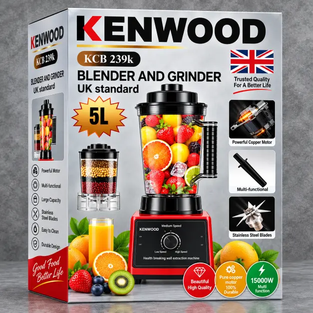 Kenwood KCB 239K Blender & Grinder – 5L - Image 5