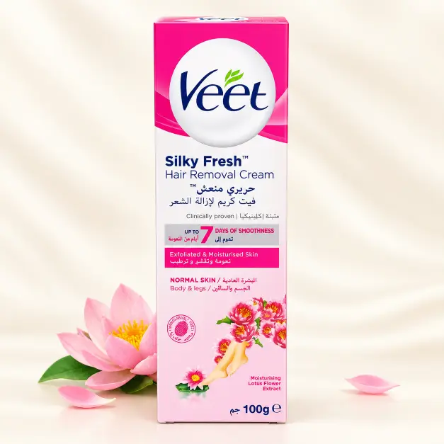 Veet Silky Fresh Hair Removal Cream β 100g πΈ - Image 2