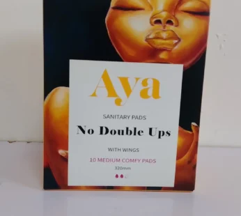 Aya Sanitary Pads – No Double Ups with Wings (10 Medium Comfort Pads)