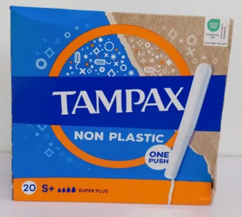 Tampax Non-Plastic Applicator Tampons – Super Plus (20 Pieces)